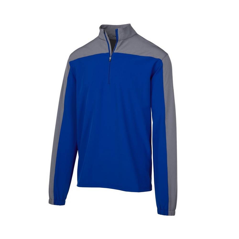 Mizuno Comp Long Sleeve Batting Férfi Jacke Királykék JVB560193